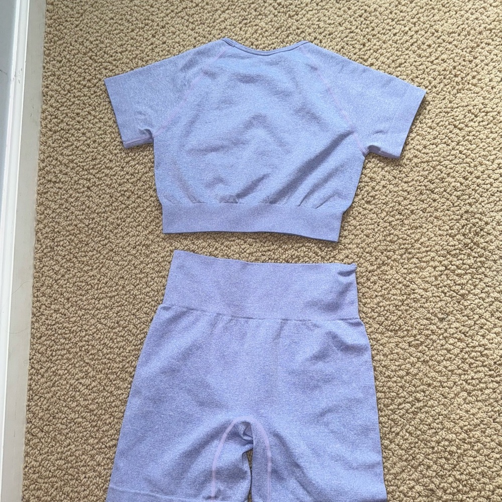 Lavender Two-Piece Activewear Set